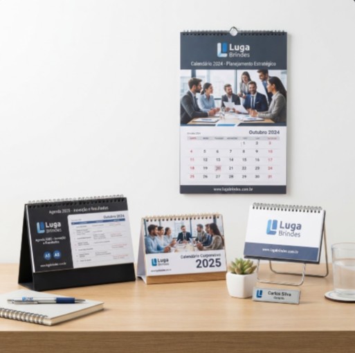 Calendários e folhinhas para personalização e revenda